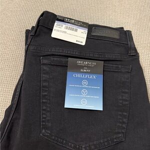 Kenneth Cole Men's Black Slim Fit Jeans